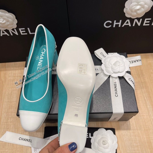 Chanel香奈兒頂級版本磨砂絲綢牛皮小香新款彩色糖果系列單鞋 dx2720